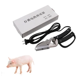 Livestock Piglet Castration Heating Tail Clamp Cutter Pig Tail Cutter Clamp Cutting Docked Tail Plie For Pig Sheep Goat