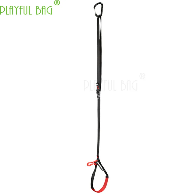 

Outdoor activity rock climbing pedal belt Mountaineering climber Can adjust Rise climbing equipment length 80-133mm ZL51