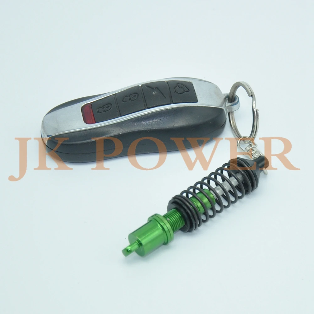 JK Aluminum Metal Turbo Tuning TEIN Damper Shock Adjustable Coilover Keyring Car Key Chain Key Ring