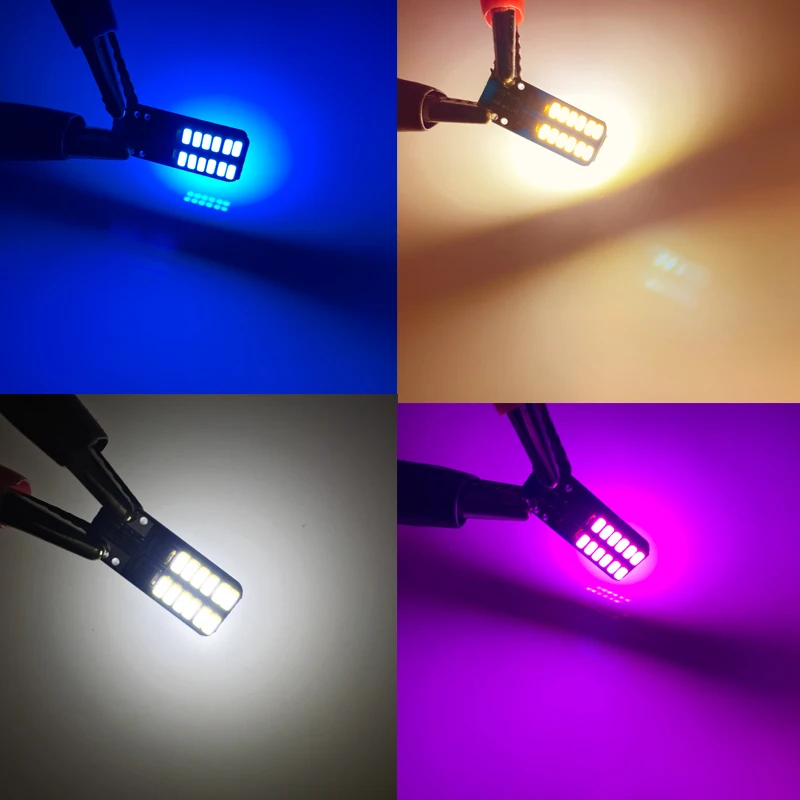10pcs T10 LED 194 W5W 24 LED 3014SMD CANBUS Car Marker Parking Side Wedge Light Reading Light License Plate Lights 12v - view 5