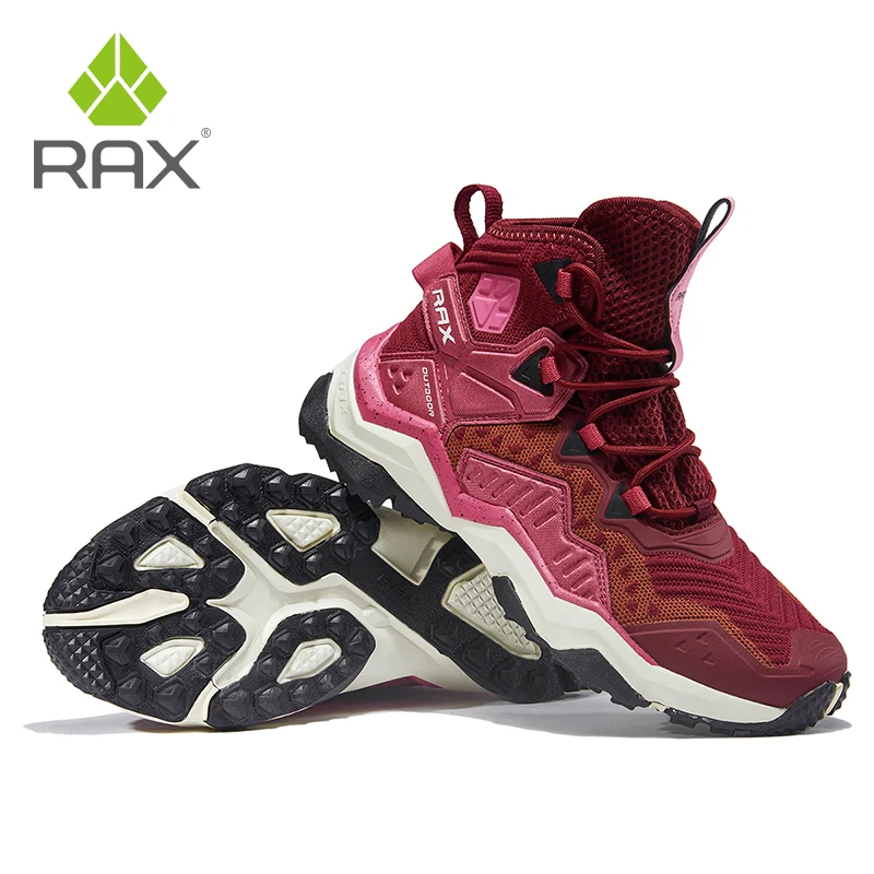 Rax 2019 New Style Light Breathable Hiking Shoes Women Outdoor Sports Sneakers for Woman Trekking Boots Outdoor Travel Shoes