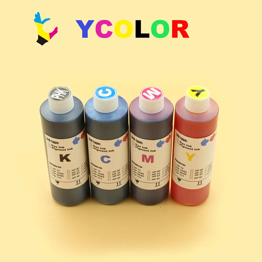 DGYCJLFP 250ml Color Vivid Pigment Ink For HP 178 364 655 670 711 862 920 932 950 951 952 953 955 970 978 981 Printer