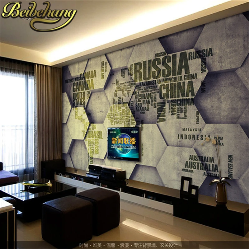 

beibehang China map wallpaper for Living room 3d mural TV setting wall photo wallpaper roll papel de parede mural 3d wall paper