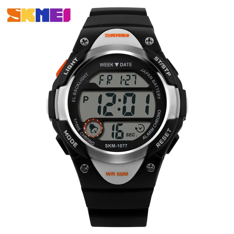 SKMEI Kinder Uhren Nette Kinder Uhren Sport Cartoon Uhr für Mädchen jungen Gummi kinder Digitale LED Armbanduhren Reloj