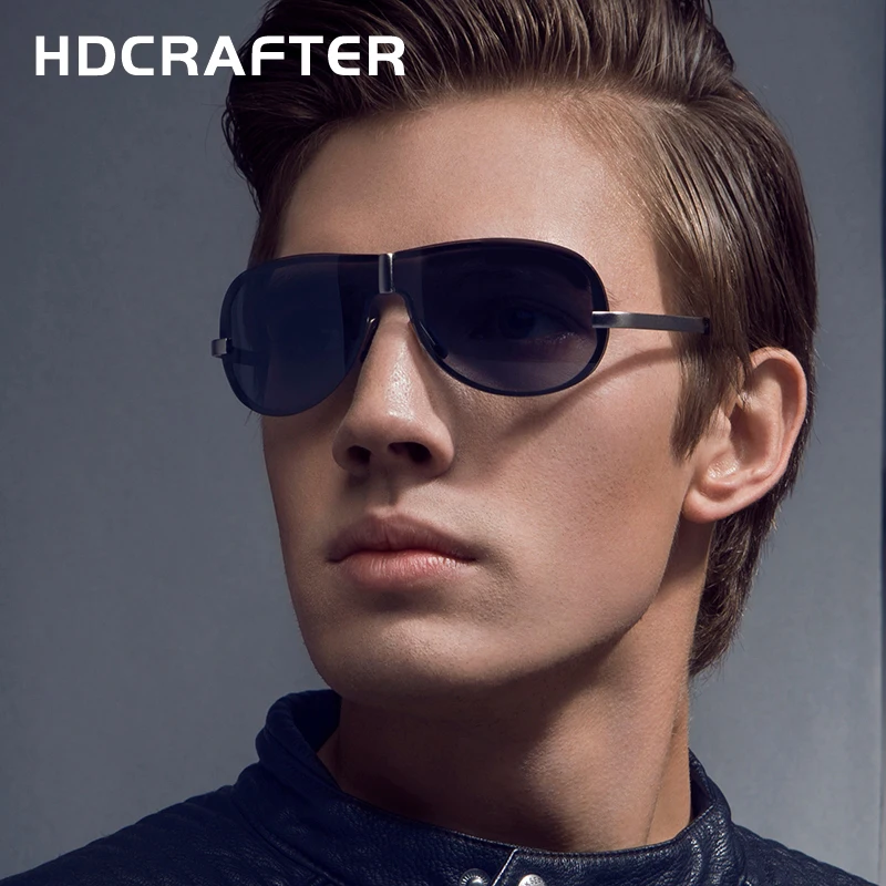 HDCRAFTER Brand Designer Sunglasses Men 2018 Polarized Driving Sun Glasses for Male Accessories Cool oculos de sol masculino