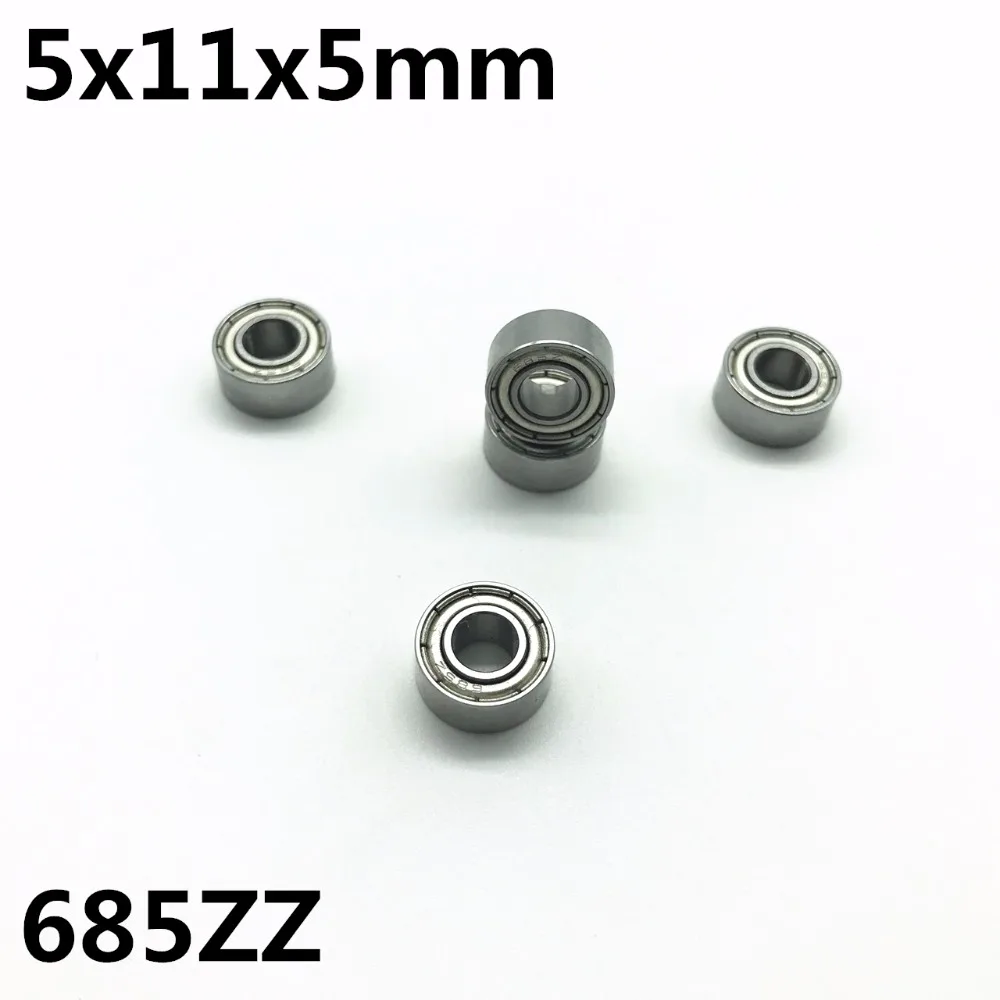 50Pcs 685ZZ L-1150ZZ 5x11x5 mm Deep groove ball bearing Miniature bearing High quality 685Z