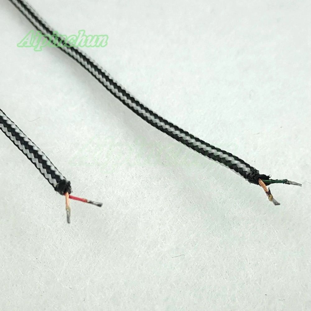 Aipinchun 3.5mm 3-Pole Jack DIY Earphone Cable Headphone Repair Replacement Wire Cord A35