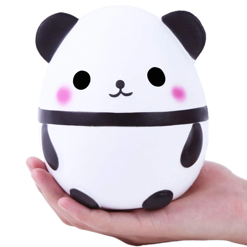 New Jumbo Kawaii Panda Squishy Slow Rising Creative Animal Doll Soft Squeeze Toy Bread Scent Stress Relief Fun for Kid Xmas Gift