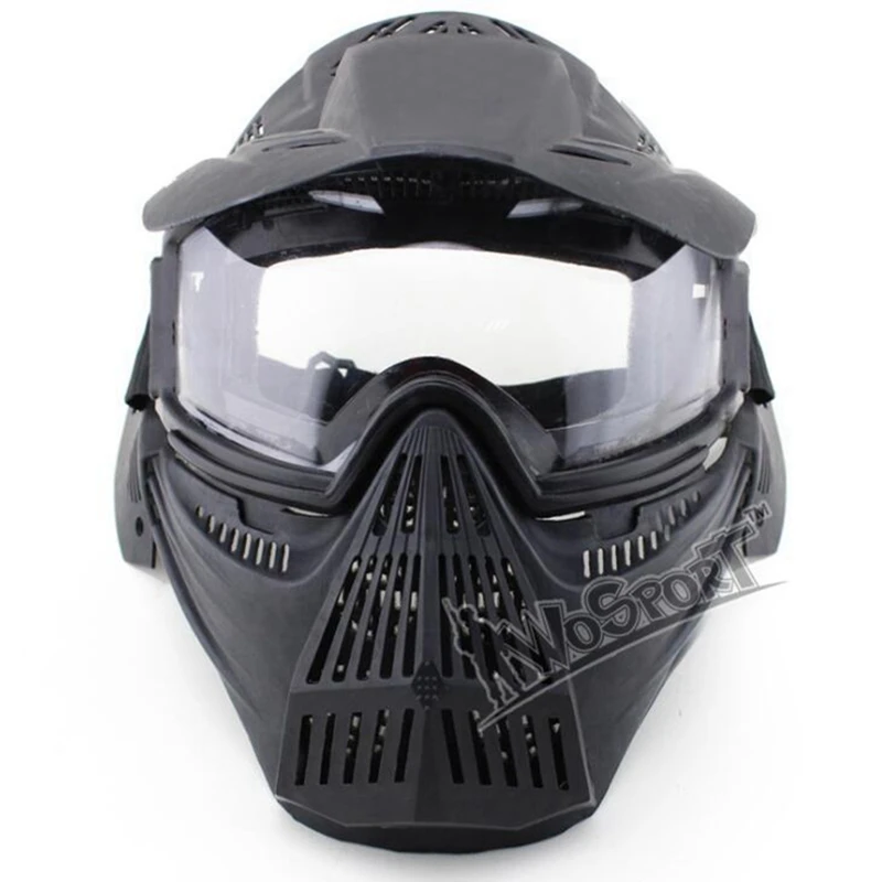 Máscara táctica militar CS para exteriores, accesorios de Paintball, caza, protección de juego de guerra fantasma CS, cuadrícula sombreada