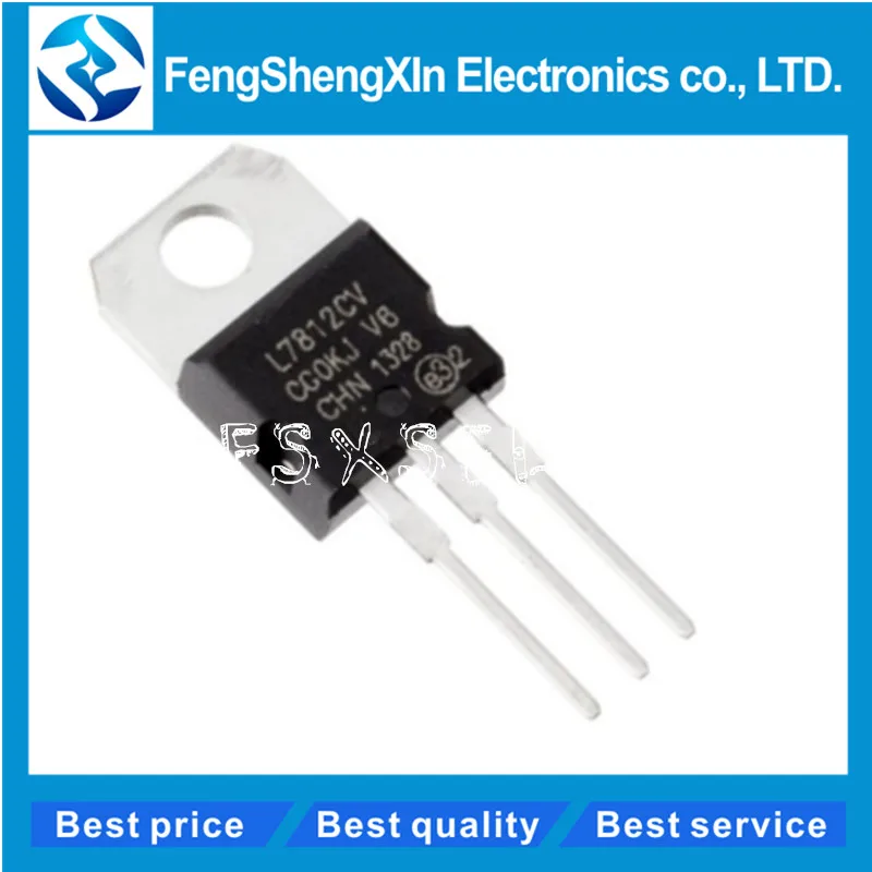 10pcs/lot New L7812CV L7812 TO-220 REGULATORS Chips
