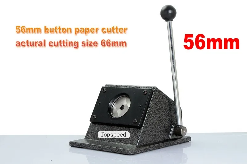 Circle Cutter Round Shape Paper Cutting Machine for 56mm Diameter Badge Button Making, Actual Cutting Size 66mm