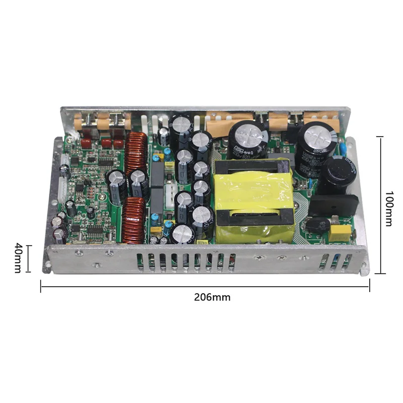 Imagem -02 - Potência Classe d Interruptor de Alimentação Digital Power Amplifier Board 2*500w 4ohm Bridging 1000w 8ohm Hsmd2500 Rs2092 1pc Alta