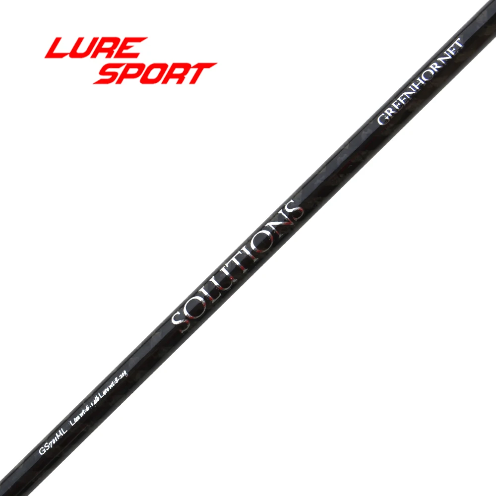 

LureSport 2pcs/lot 2.08m 1 section ML blank 40T X cross Toray carbon Rod Building component Pole Repair DIY Accessories
