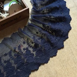 1Yd/lot 20cm New Precision Lace Accessories Lace-edge Clothing Decoration diy Curtain Skirt Hide Blue Trim Accessory Z1487