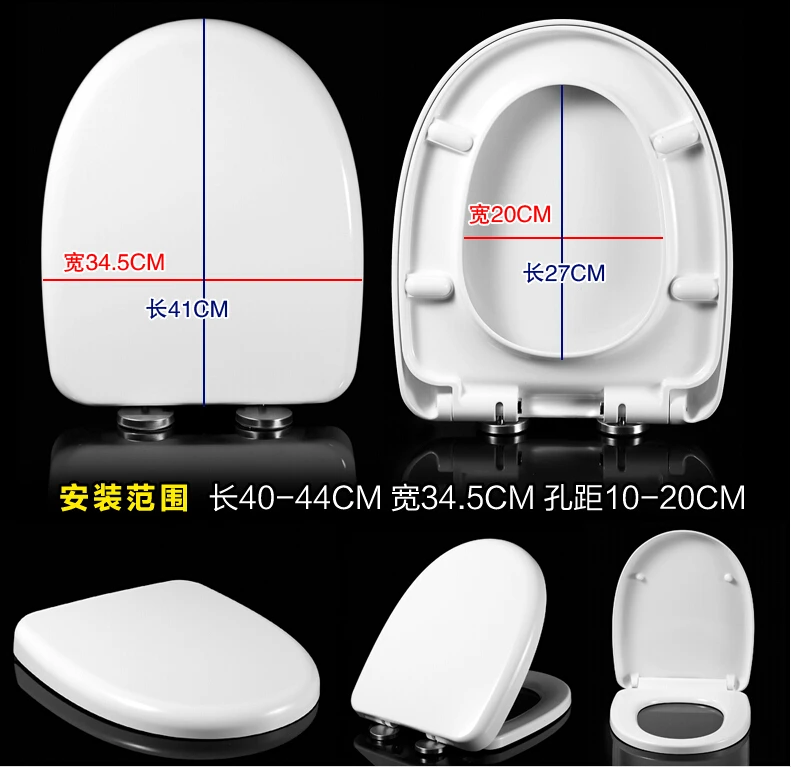 2019 hot sales durable washable UF material slow closing toilet seat cover U-sharp UFU4135