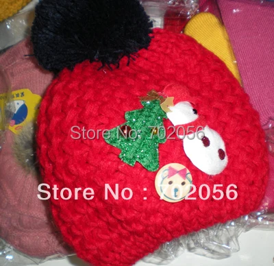 

2015 winter boys girls Christmas Crochet Hat Beanie Knitted hat 20pcs/lot #3314