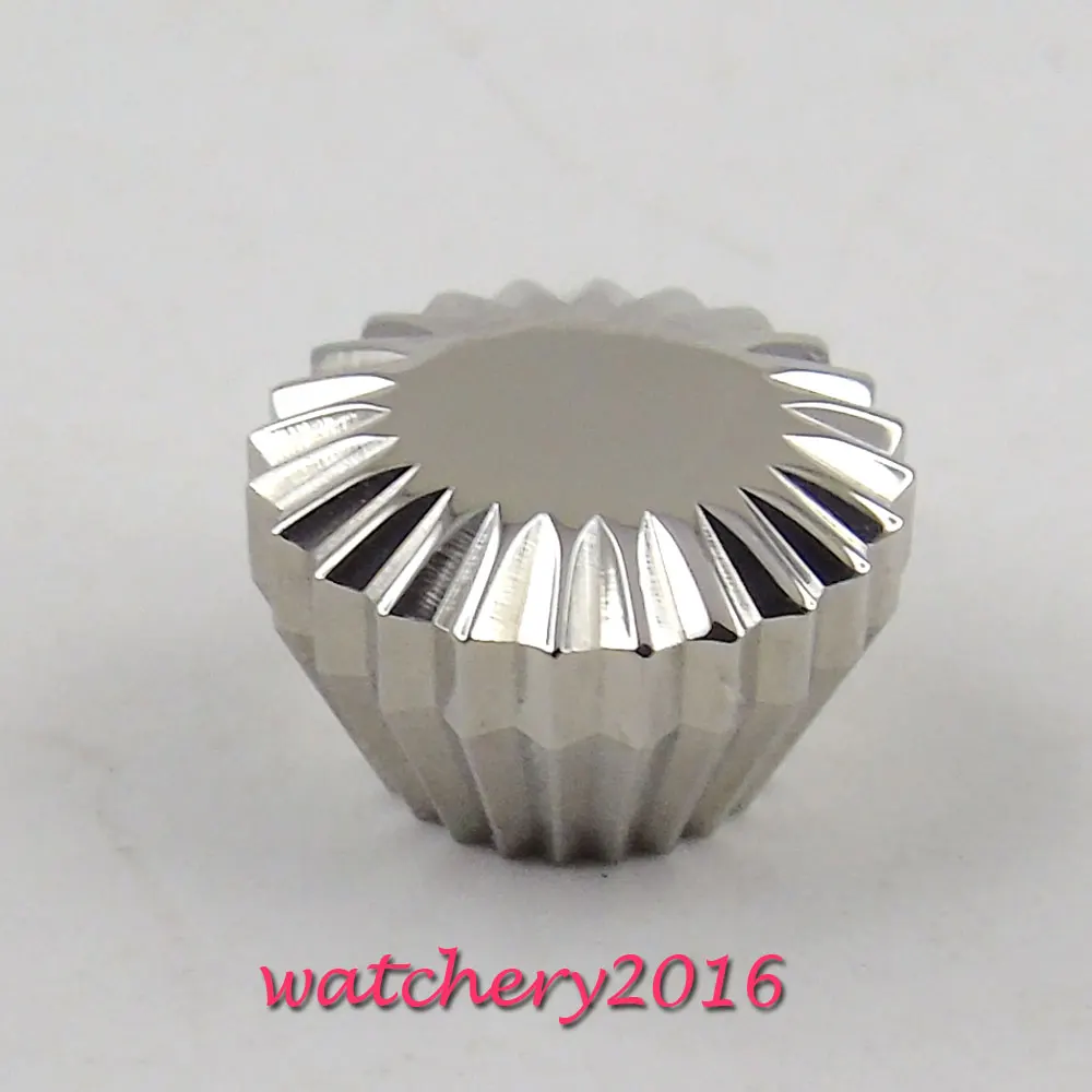 Parnis 316L Stainless Steel High Quality Newest Hot Watch Big Crown Fit 6497 6498 ST 3600 3620 Movement Watch Crown Watch Parts