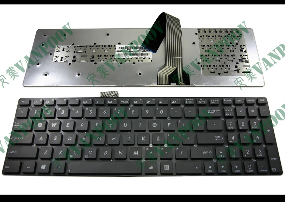 New Laptop Keyboard for ASUS K55 K55A K55VD K55VJ K55VM K55VS without frame Black US version - NSK-UGS01