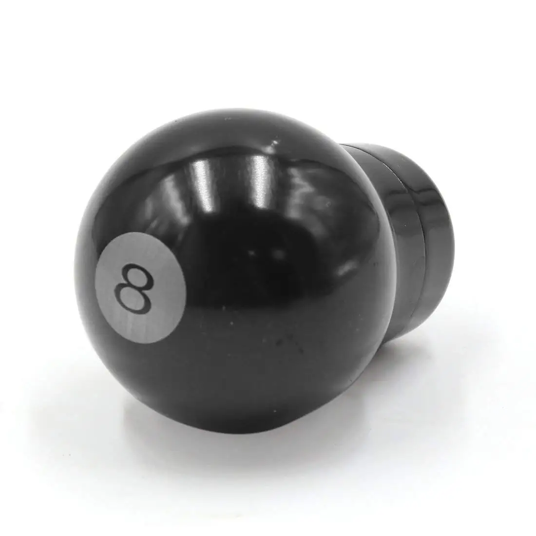 

uxcell Universal Black Aluminium Alloy Snooker Ball Shape Car Gear Stick Shift Knob