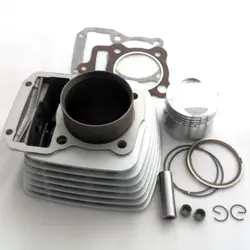 ZHUANGQIAO 150cc Cylinder Big Bore 62mm Piston for Chinese Scooter ATV Moped Dirt Bike Motorcycle CG125 125cc 156FM1 YAMASAKI