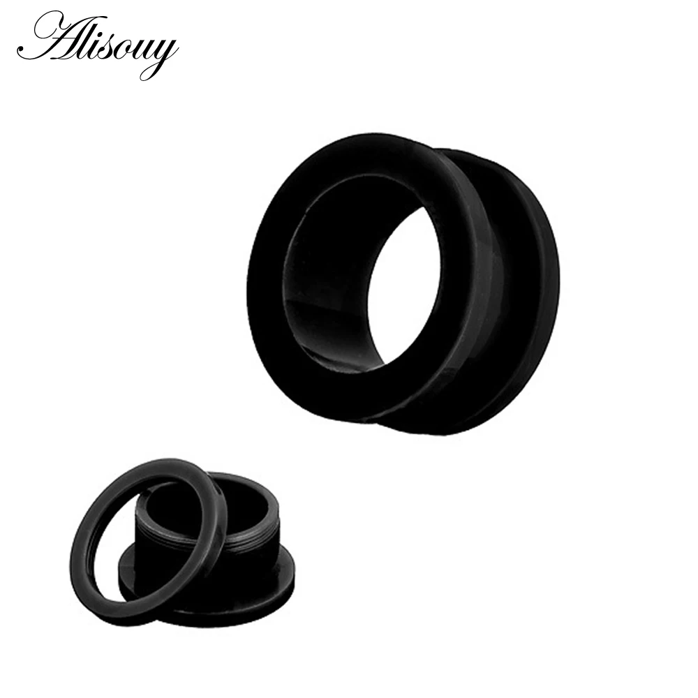 Alisouy 2PCS 3-16mm Acrylic Ear Plugs And Tunnels Ear Gauges Piercing Expander Ear Piercing Tunnel Stretchers Ear Plugs Tunnels