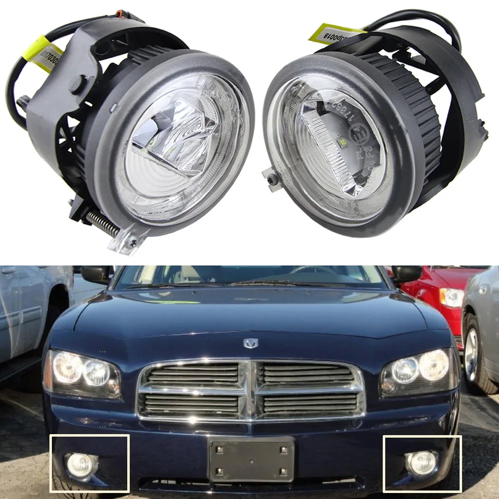 Led Fog light DRL Daytime running light for Chrysler Pacifica 2005-2007 sebring 2008 Dodge Avenger Caliber Caravan chargo Nitro