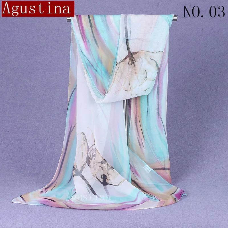 100% silk feel printing Gradient scarf fashion women headscarf designer brand luxury shawl for scarves stoles Comfortable shawls