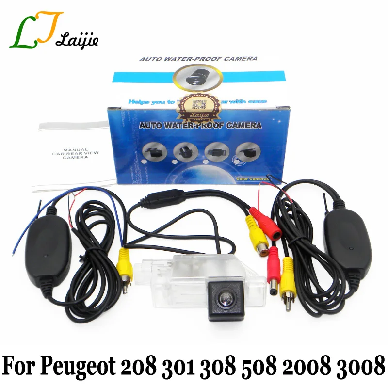 

Wireless Car Rear View Camera For Peugeot 208 301 308 508 2008 3008 2012~Present / NTSC PAL HD CCD Auto Reverse Parking Camera