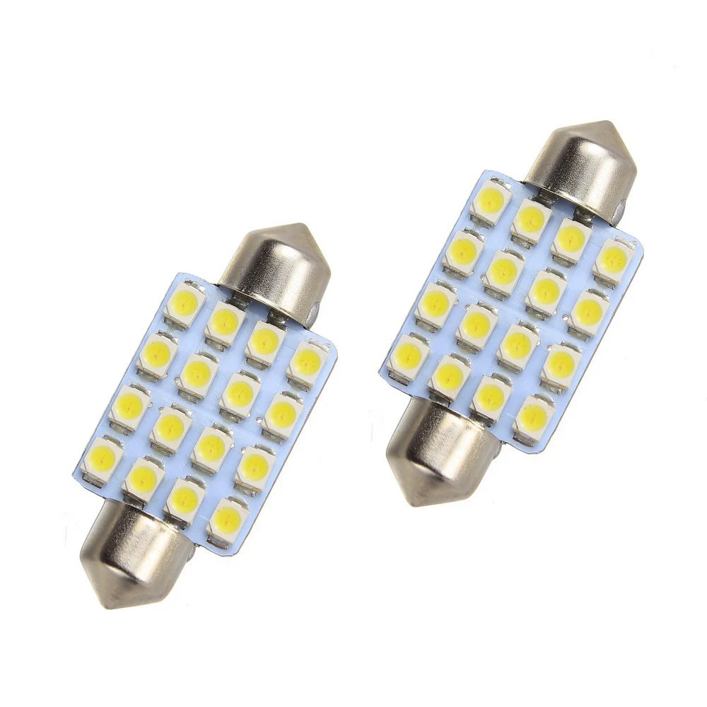 YSY 500pcs 3528 1210 16 SMD C5W 31mm 36mm 39mm 41mm Festoon Dome LED Light Bulbs Lights Mix Size Color Led Dome Parking