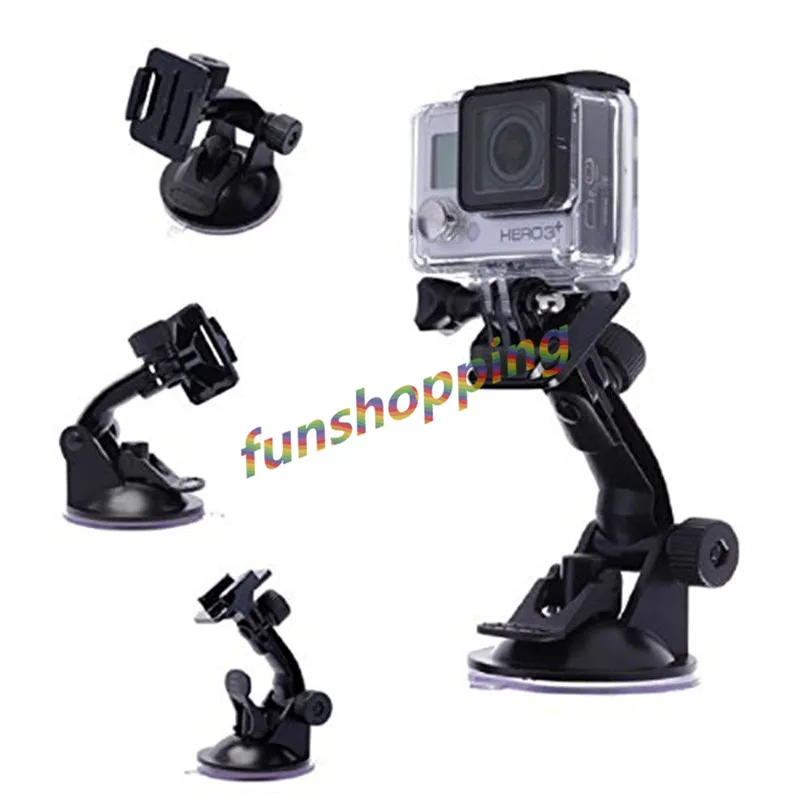 สำหรับ Gopro อุปกรณ์เสริมสำหรับ SJ4000 Car Sucker Holder Suction Cup Mount สำหรับ Gopro Hero 6/5/4/3/3/+ ขนาดเล็ก Hd กล้องวิดีโอการกระทำกล้อง