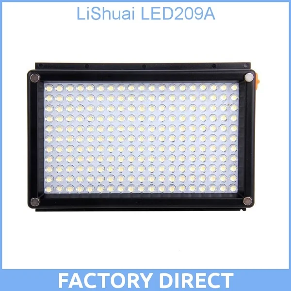 LiShuai LED209A professional 209 LED Camera LED Video Lighting Light Lamp panel  for Camcorder DSLR cameras DV