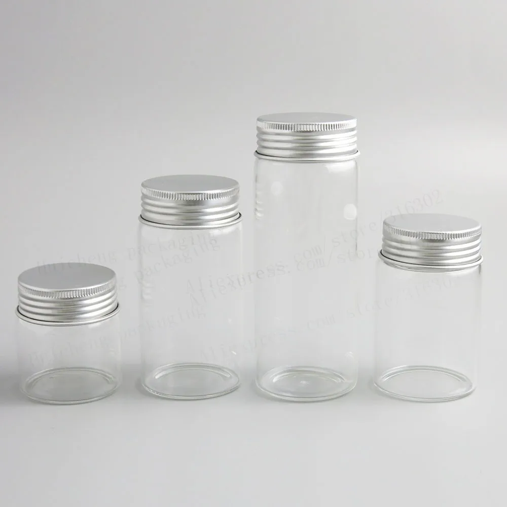 12 x 50ml 80ml 100ml 150ml High Boro-Silicate Glass Vial 80ccScrew Neck Glass Vials With Aluminum Cap,50ml,100ml,150ml Available