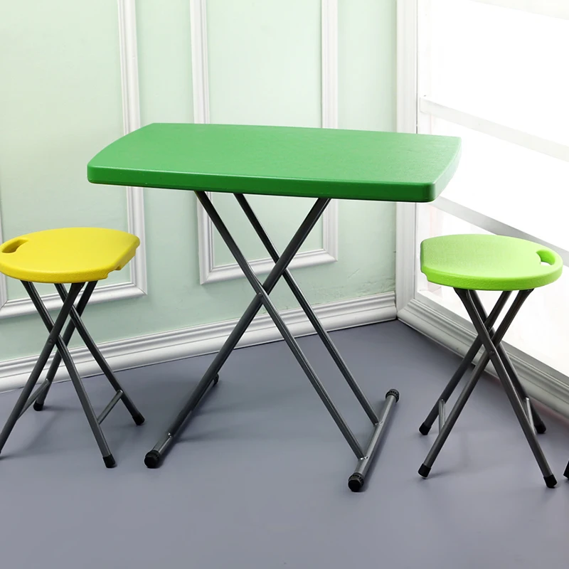 Simple Plastic Folding Dining Tables, Household Tables