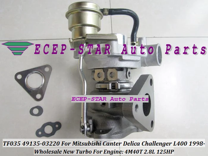 Turbo TF035-2 49135-03220 4913503220 ME202879 49135-03200 For MITSUBISHI Canter Delica Challenger L400 98- 4M40 4M40T 2.8L 140HP