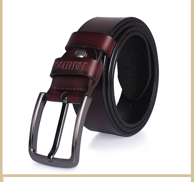 High Quality Genuine Leather Belt Luxury Designer Belts Men Belts For Men Cowskin Fashion Vintage Pin Buckle For Jeans