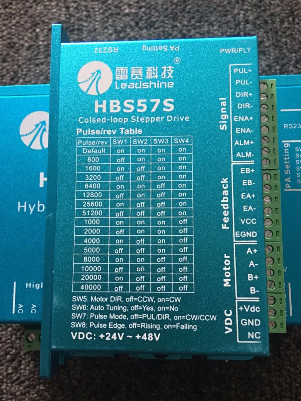 

Leadshine HBS57S CNC DSP Closed-Loop Stepper Motor