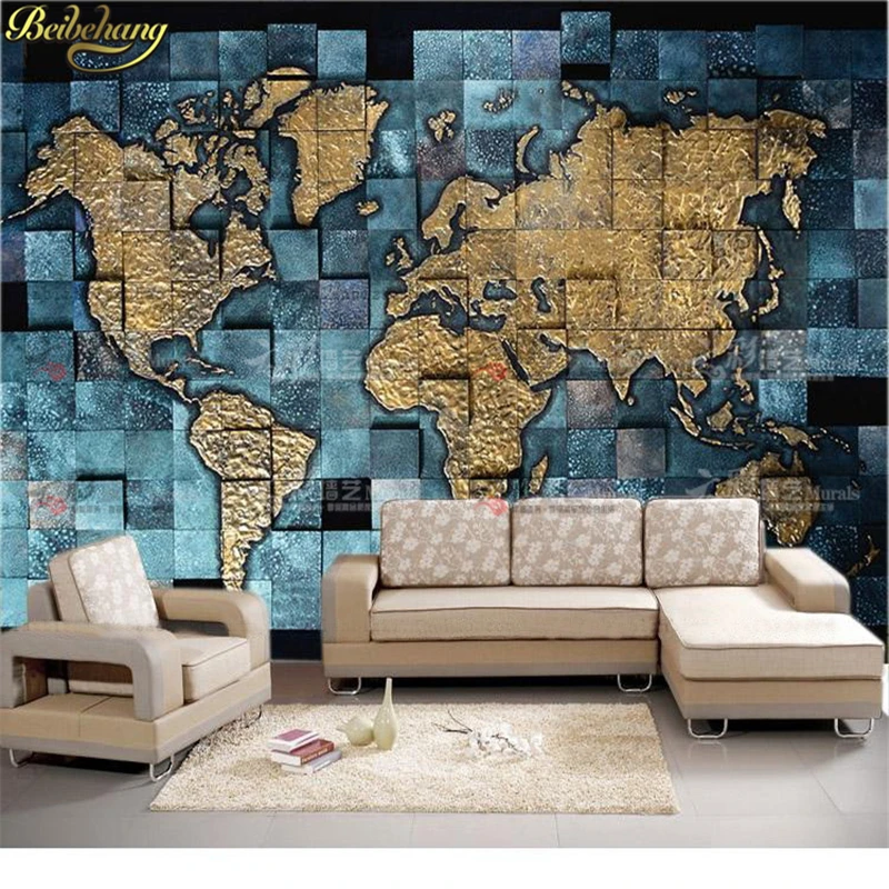 beibehang Custom 3d photo wall paper nautical maps den TV sofa background 3d mural wallpaper for living room wallpaper for walls