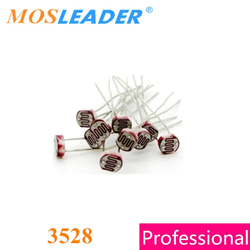 Molseader 200PCS 3MM 3528 10K-20K GL3528 GM3528 DIP photoresistors Made in China