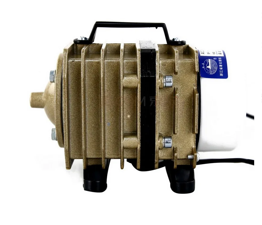 Compressor de ar de bomba de ar embutida por laser co2, máquina de gravação e corte usada