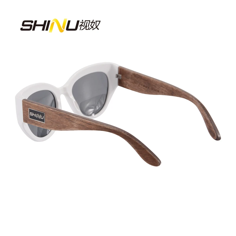 SHINU occhiali da sole in acetato di lusso y2k occhiali da sole polarizzati fatti a mano occhiali in legno 2024 trend fashion women eyewear