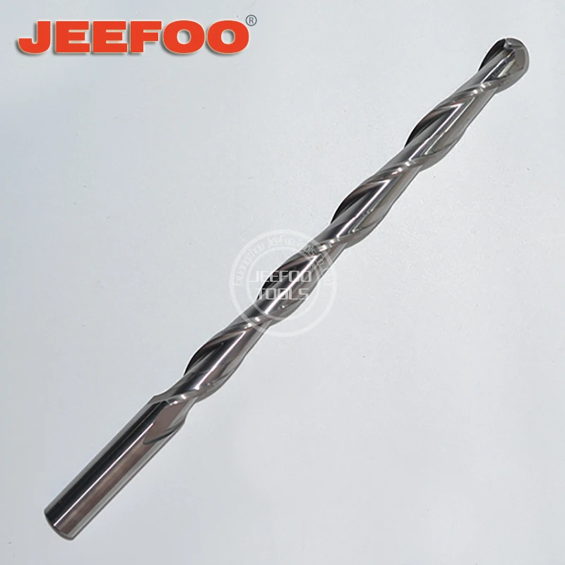 

12*200H*250L 2 Flute Ball Nose End Mill Shank CNC Router Bit Carbide End Mill Spiral Milling Cutter for Woodworking