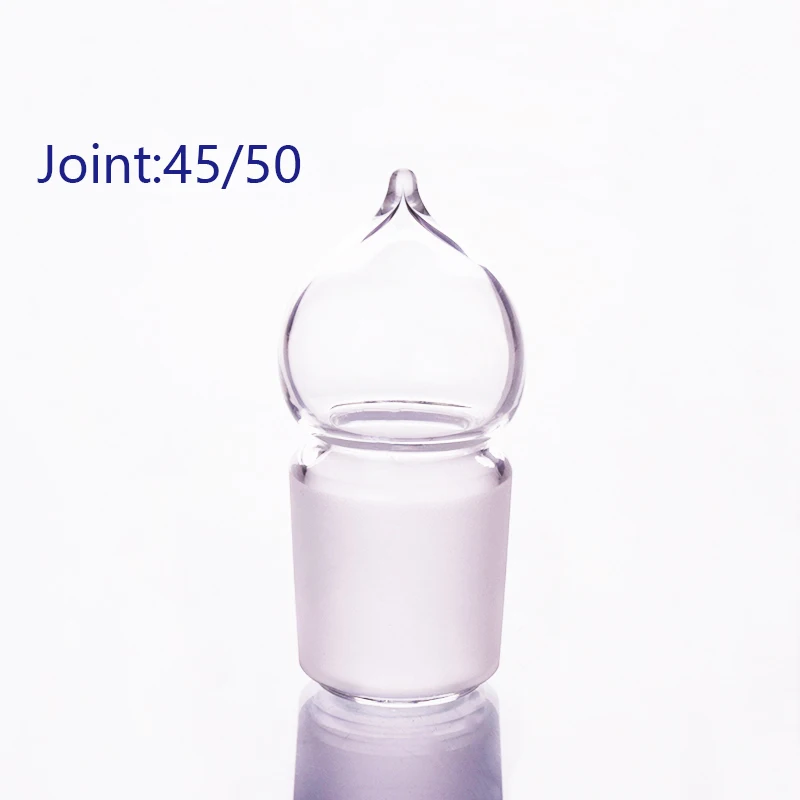 

Transparent / brown glass stopper,Glass hollow plug,Joint 45/50,Grinding ball plug,Hollow plunger