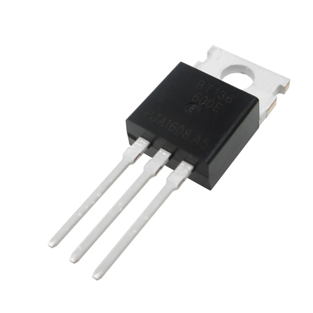 100 قطعة BT136-600E BT136-600 TO-220 جديد BT136 التحكم ثنائية الاتجاه تسيطر 4A/600 فولت جديد