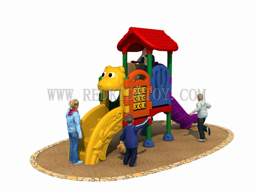 Exported to Honduras Safety Plastic Playground for Kids CE Certified Plaza De Juegos  HZ-ML163201a