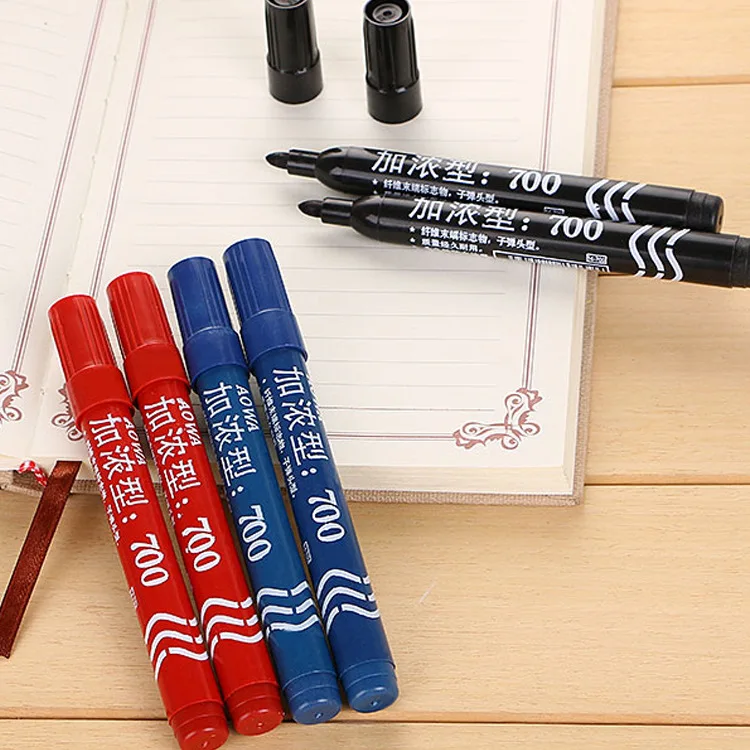 

100PCS/SET Manufacturer of Enriched Big-head Logistics Signature Oily Marker Pen Mark Pen Wholesale