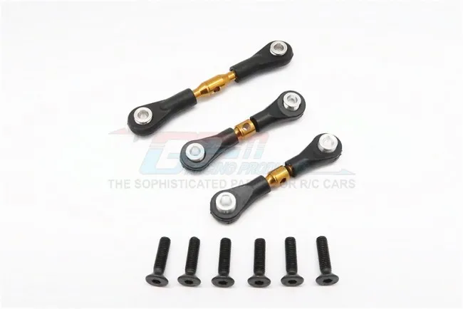 TAMIYA TT-01 TT01D TT01E ALLOY COMPLETED TIE ROD WITH SCREWS - SET #TT160