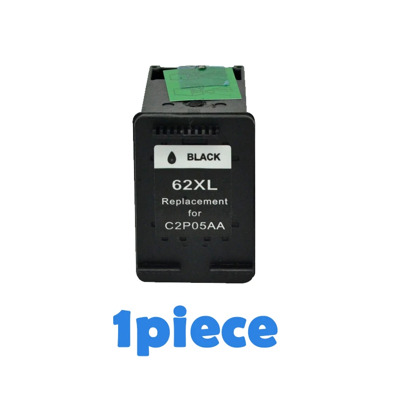 BK For HP62 Compatible Ink Cartridges For HP 62 Envy 5640 5660 7640 5540 5545 Officejet 5740 5743 5744 5745 printers For HP62 XL