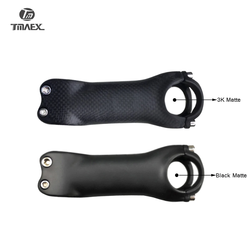 Full Carbon Fiber Bicycle Riser, Road and MTB Stem, Ultralight Bicycle Accessories,3K UD Finish, 80mm, 90mm, 100mm, 110mm, 120mm