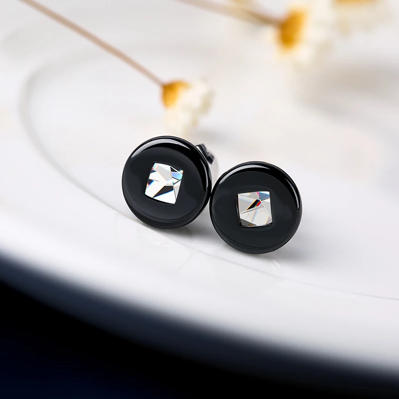 Healthy Ceramic Stud Earrings for Women Fashion Style Never Fade Bright Ceramic Women Earrings Jewelry Wedding Christmas Gift