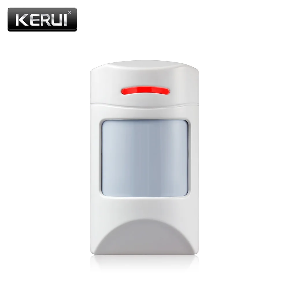 KERUI alarma inalámbrica, Detector infrarrojo, Sensor PIR antimascotas, larga distancia de detección para sistema de alarma KERUI